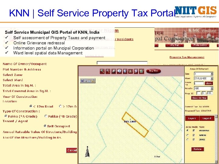 KNN | Self Service Property Tax Portal Self Service Municipal GIS Portal of KNN,