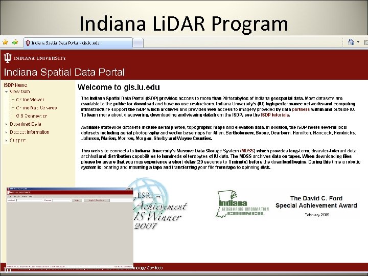 Indiana Li. DAR Program 