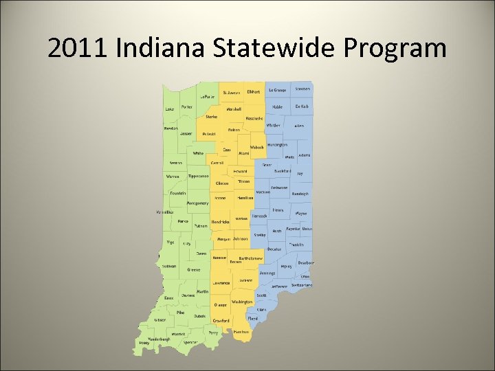 2011 Indiana Statewide Program 