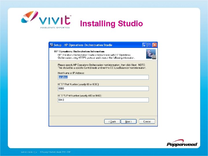 Installing Studio 