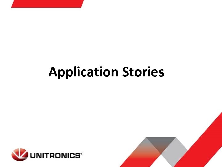 Application Stories 