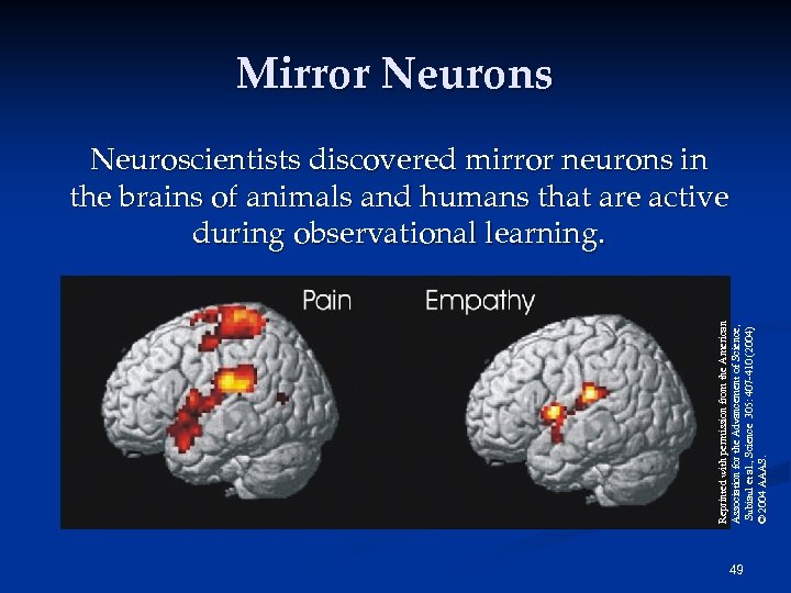 Reprinted with permission from the American Association for the Advancement of Science, Subiaul et