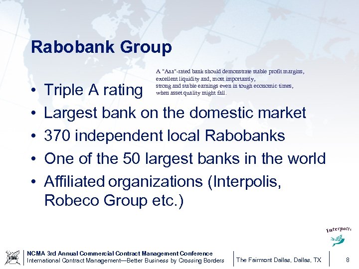 Rabobank Group • • • A 