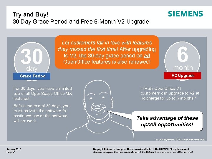 Try and Buy! 30 Day Grace Period and Free 6 -Month V 2 Upgrade