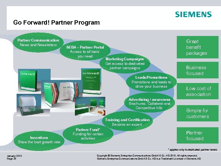Go Forward! Partner Program Partner Communication News and Newsletters SEBA - Partner Portal Access