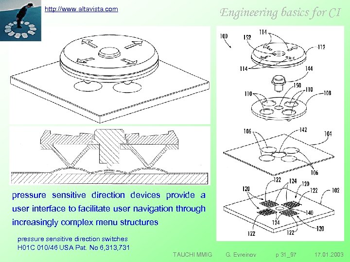 http: //www. altavista. com Engineering basics for CI pressure sensitive direction devices provide a