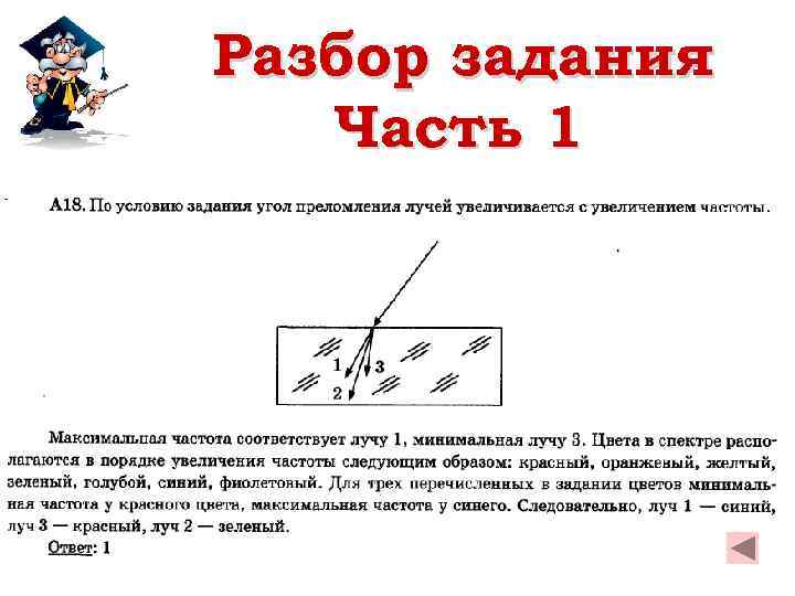 Разбор задания Часть 1 