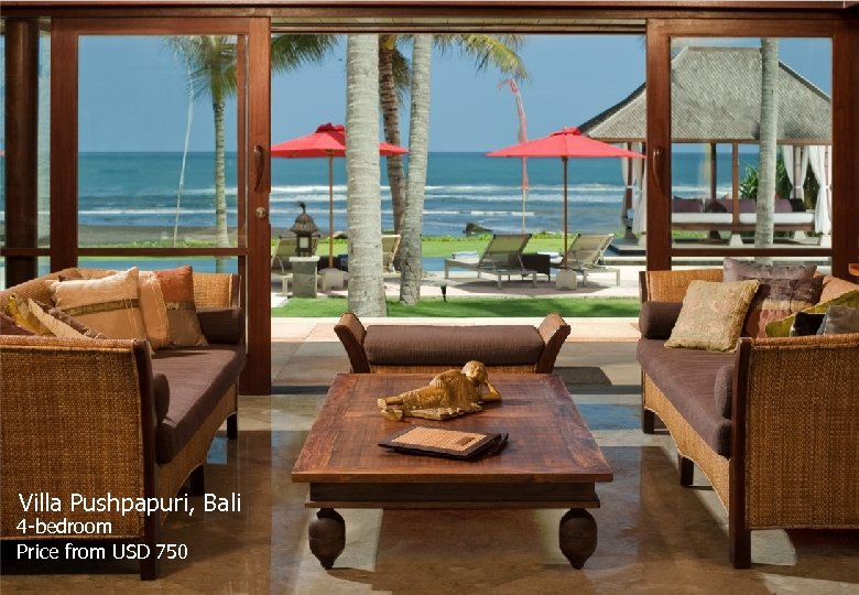 Villa Pushpapuri, Bali 4 -bedroom Price from USD 750 