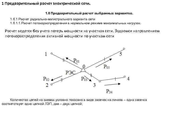 Рассчитать сеть