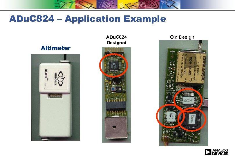ADu. C 824 – Application Example Altimeter ADu. C 824 Designoi Old Design i