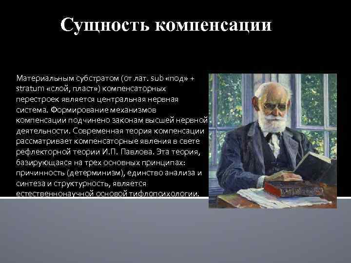 Суть процесса компенсации. Теории компенсации. Сущность компенсации. Современная теория компенсации. Современная теория компенсации слепоты и слабовидения..