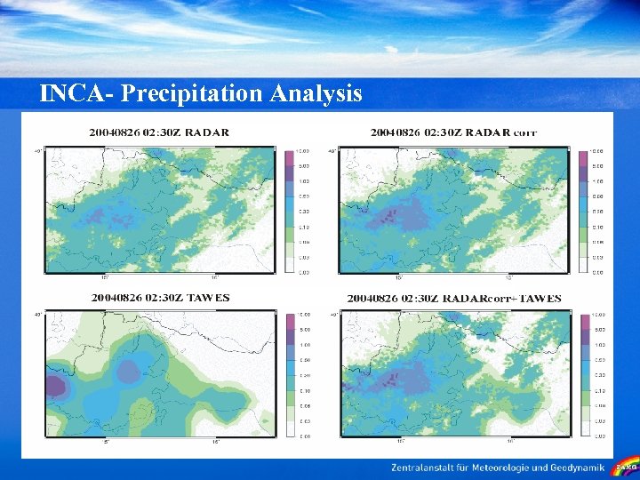 INCA- Precipitation Analysis 