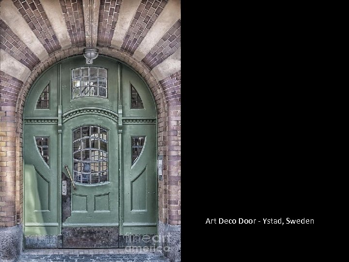 Art Deco Door - Ystad, Sweden 