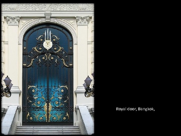 Royal door, Bangkok, 
