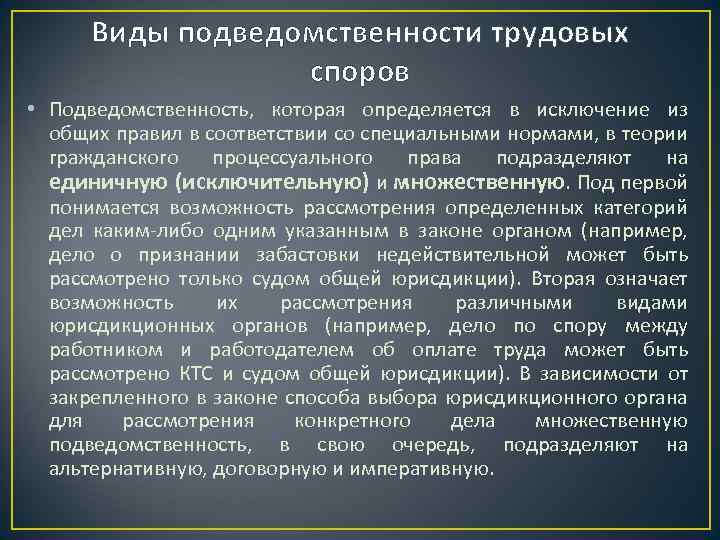 Споры судов о подведомственности