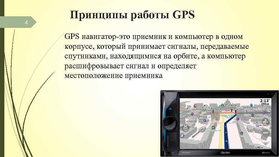 Презентация на тему gps