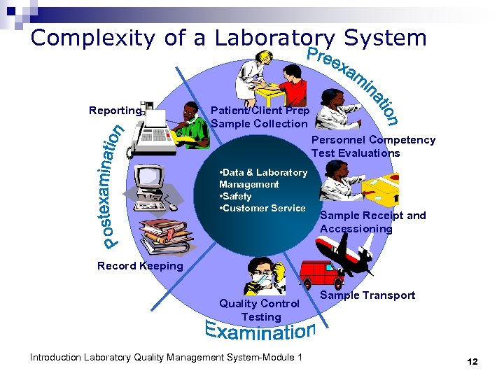 Complexity of a Laboratory System Reporting Patient/Client Prep Sample Collection Personnel Competency Test Evaluations