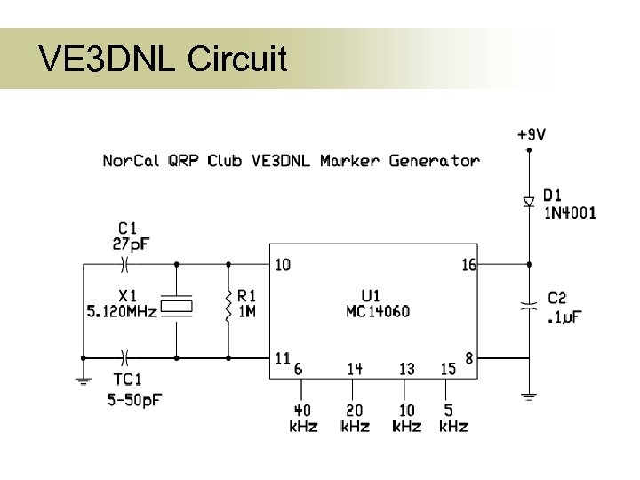 VE 3 DNL Circuit 