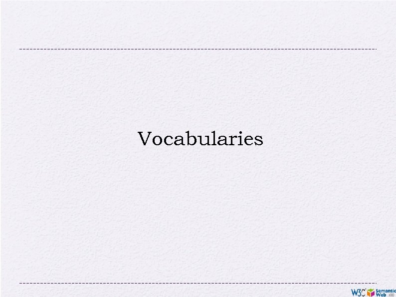 Vocabularies 100 