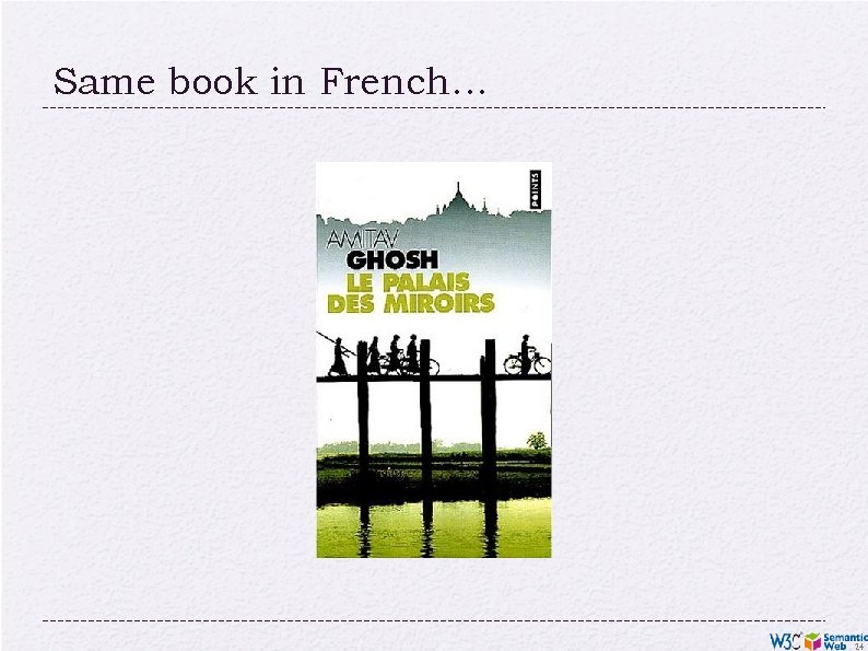 Same book in French… 24 