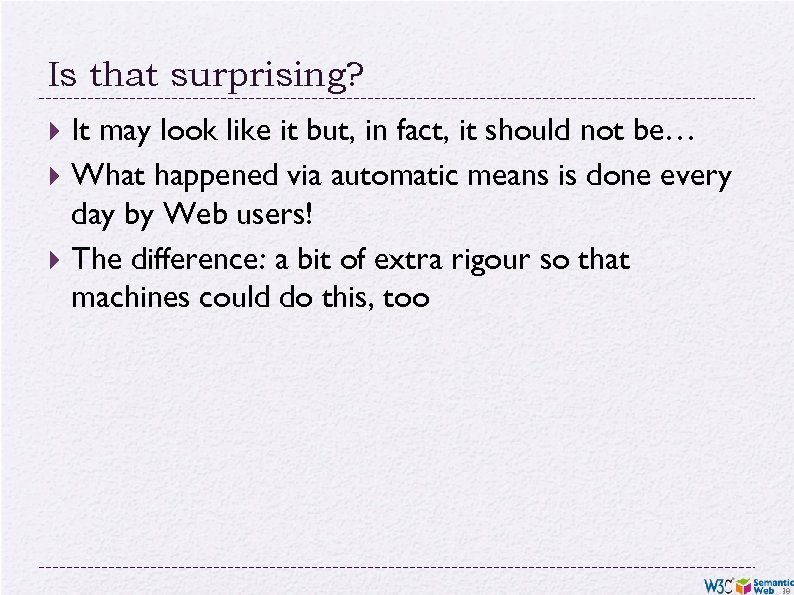Is that surprising? It may look like it but, in fact, it should not