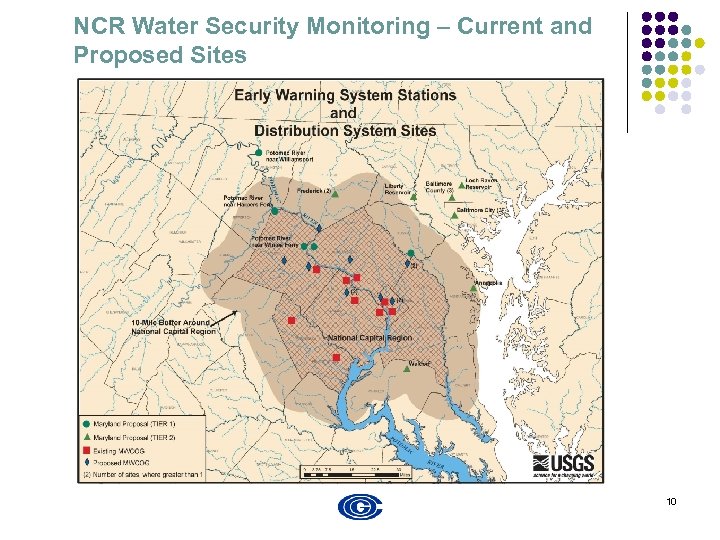 NCR Water Security Monitoring – Current and Proposed Sites 10 