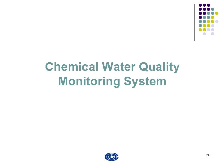 Chemical Water Quality Monitoring System 24 