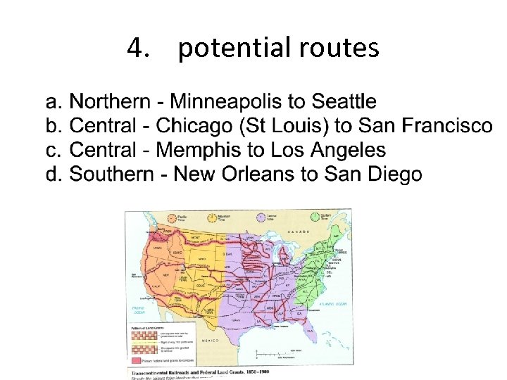 4. potential routes 