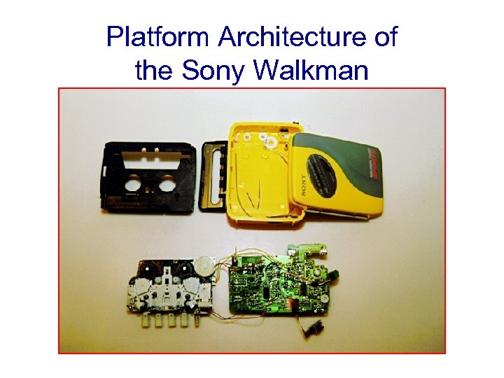 Platform Architecture of the Sony Walkman 
