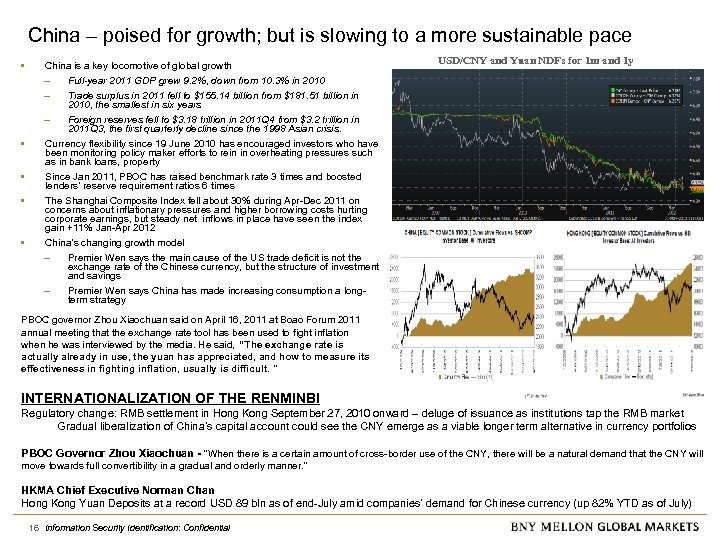 China – poised for growth; but is slowing to a more sustainable pace •