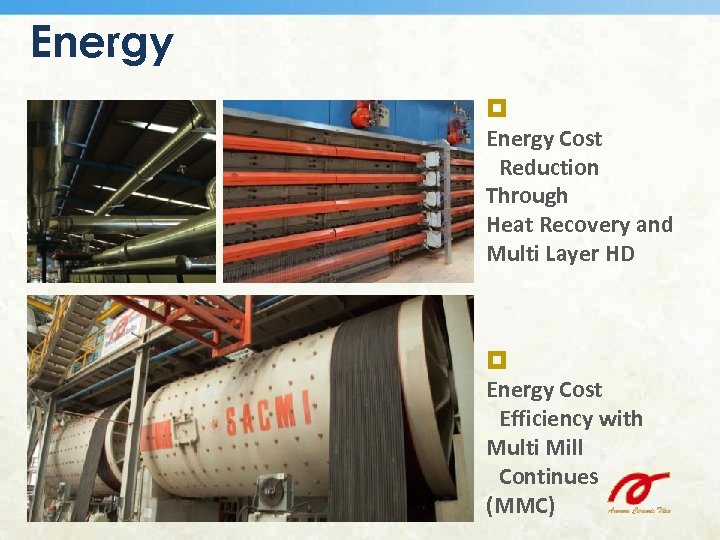 Energy Cost Reduction Through Heat Recovery and Multi Layer HD Energy Cost Efficiency with