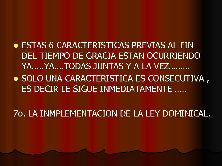 ESTAS 6 CARACTERISTICAS PREVIAS AL FIN DEL TIEMPO DE GRACIA ESTAN OCURRIENDO YA…. TODAS