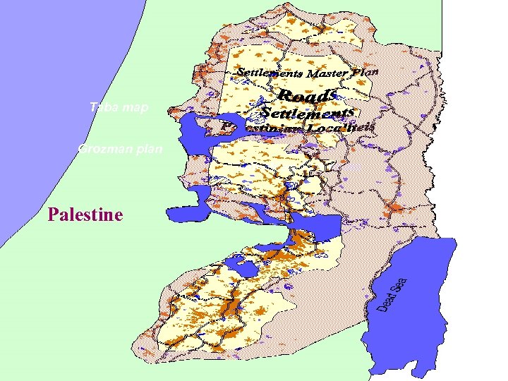 Taba map Grozman plan Palestiian Territories Israel Palestine 5 