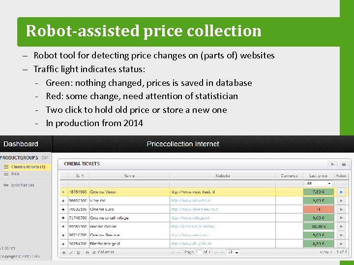 Robot-assisted price collection – Robot tool for detecting price changes on (parts of) websites