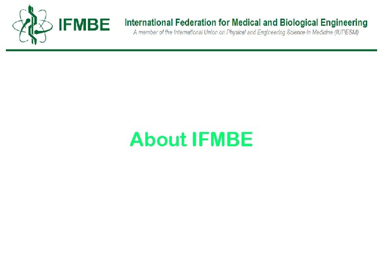 About IFMBE 