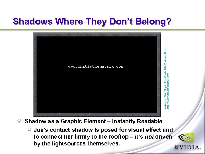 Animatrix: Final Flight of the Osiris © 2003 Warner Bros http: //www. whatisthematrix. com/