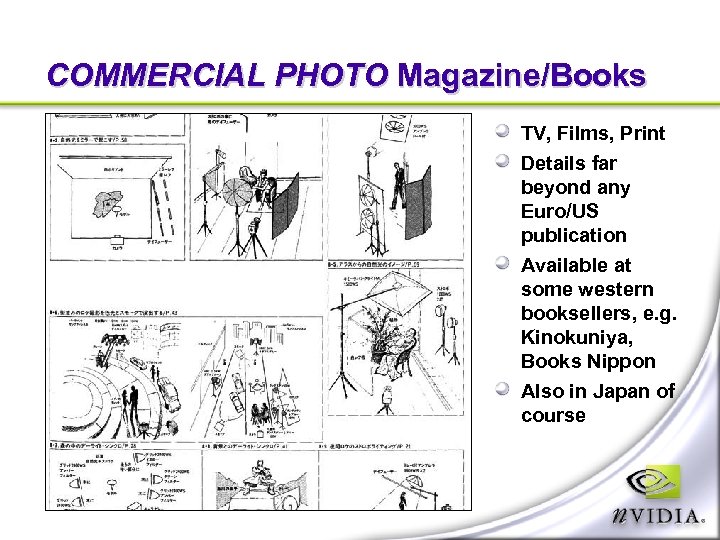 COMMERCIAL PHOTO Magazine/Books TV, Films, Print Details far beyond any Euro/US publication Available at