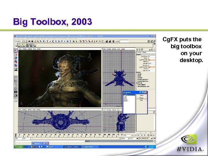 Big Toolbox, 2003 Cg. FX puts the big toolbox on your desktop. 