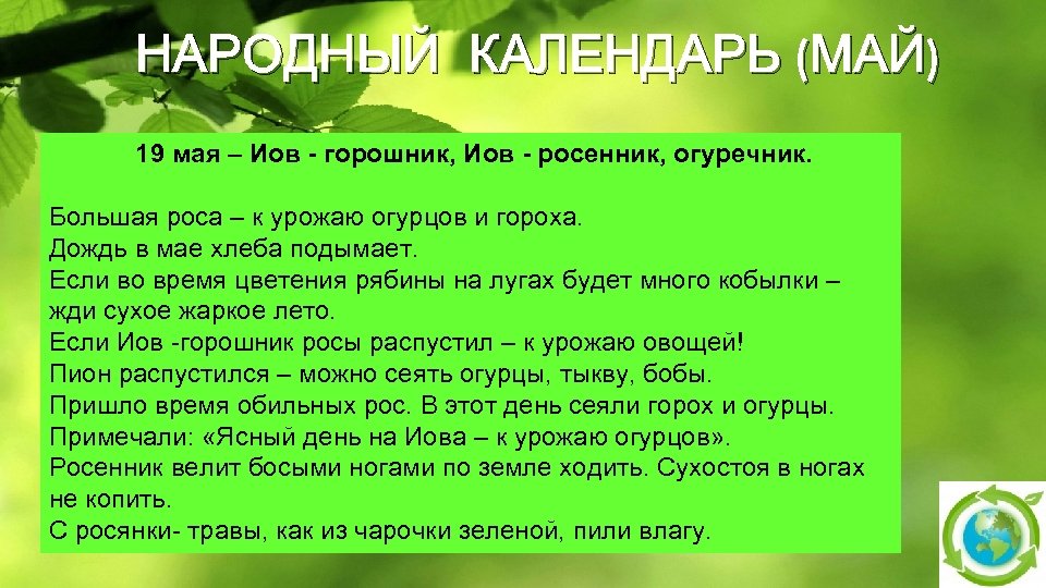 19 мая народный календарь картинки