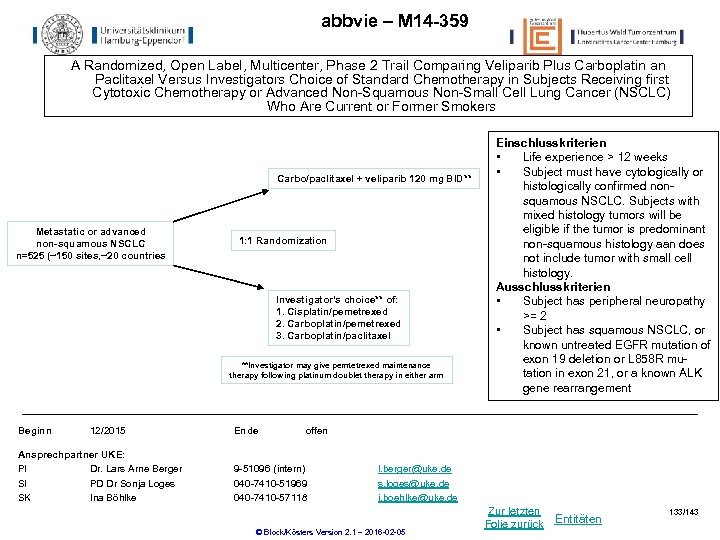 abbvie – M 14 -359 A Randomized, Open Label, Multicenter, Phase 2 Trail Comparing