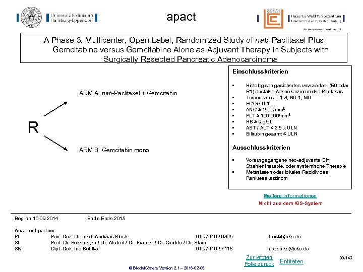 apact A Phase 3, Multicenter, Open-Label, Randomized Study of nab-Paclitaxel Plus Gemcitabine versus Gemcitabine
