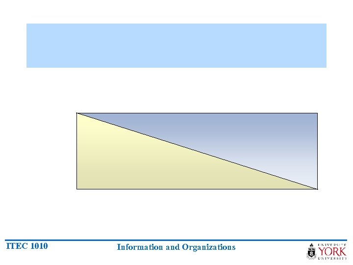 ITEC 1010 Information and Organizations 