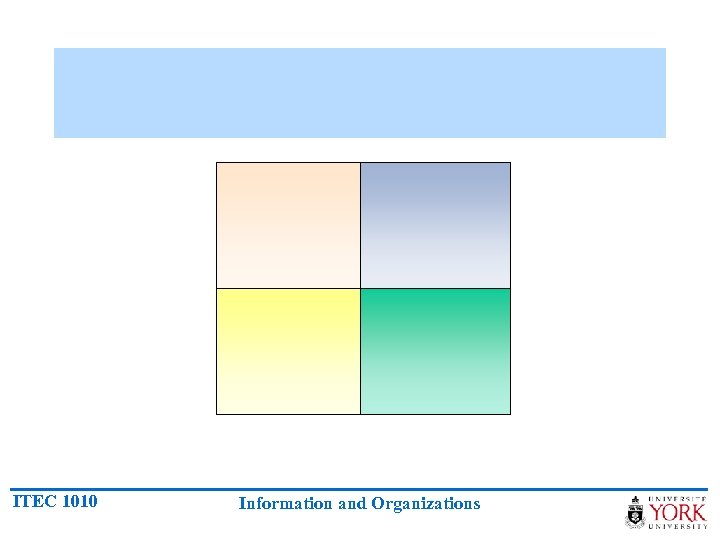 ITEC 1010 Information and Organizations 