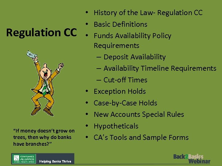 Regulation CC Funds Availability BY ELIZABETH MADLEM ASSOCIATE