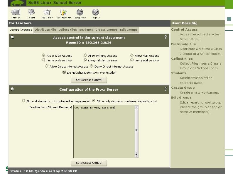 14 SUSE LINUX School Server, Peter Varkoly 