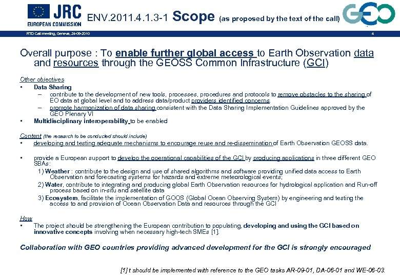 ENV. 2011. 4. 1. 3 -1 Scope (as proposed by the text of the