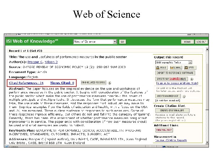 Web of Science 