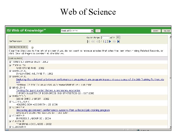 Web of Science 