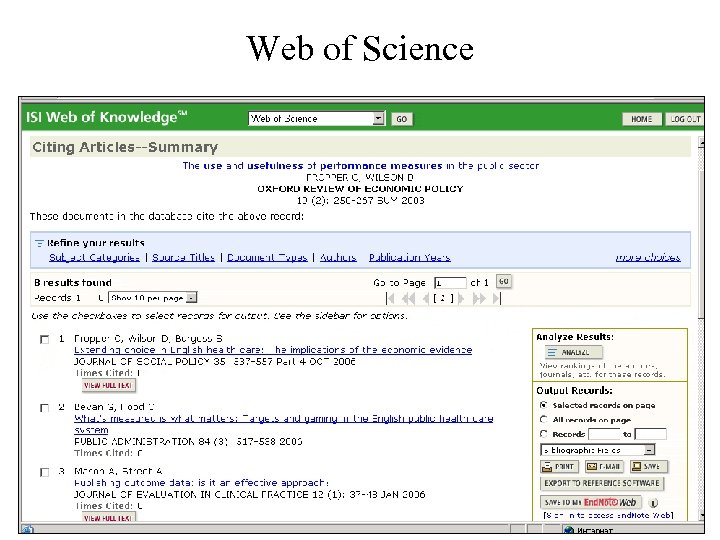 Web of Science 