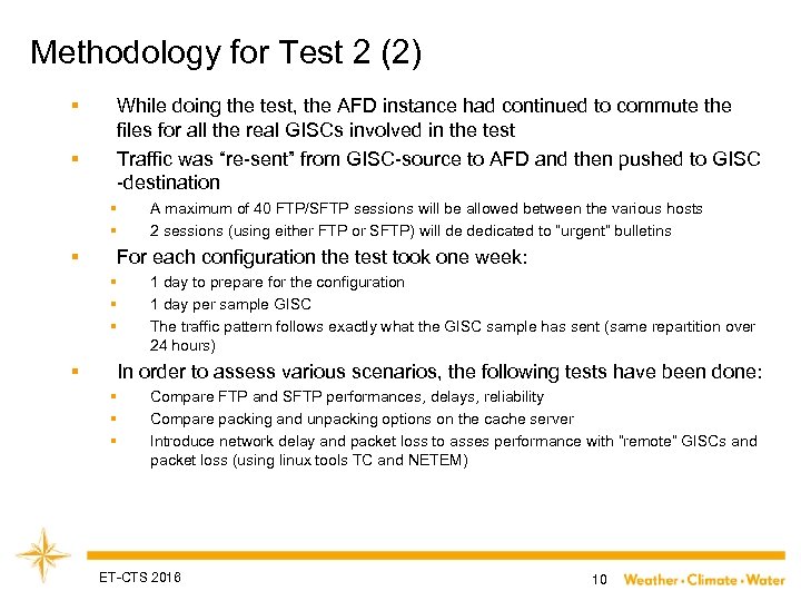 Methodology for Test 2 (2) § § While doing the test, the AFD instance